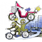 北京延慶公安分局舉行被盜電動(dòng)自行車電瓶發(fā)放儀式